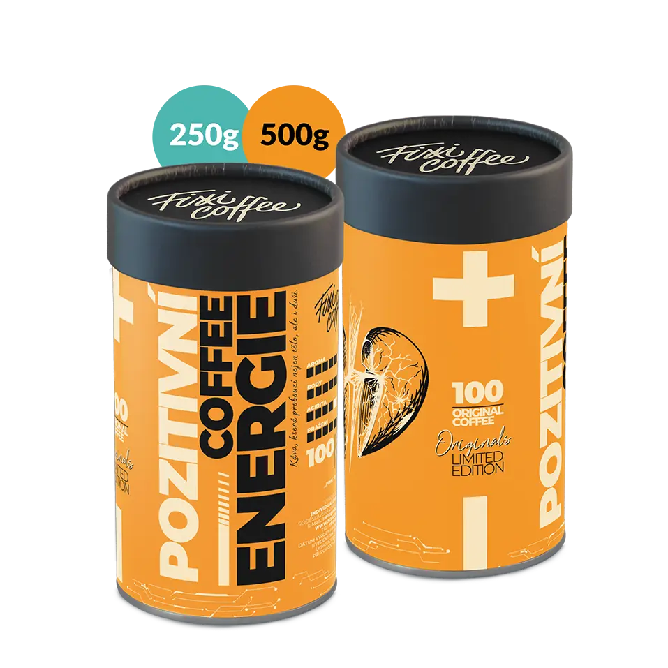 Fixi Coffee Energie – Pozitivní – dárkové balení kávy