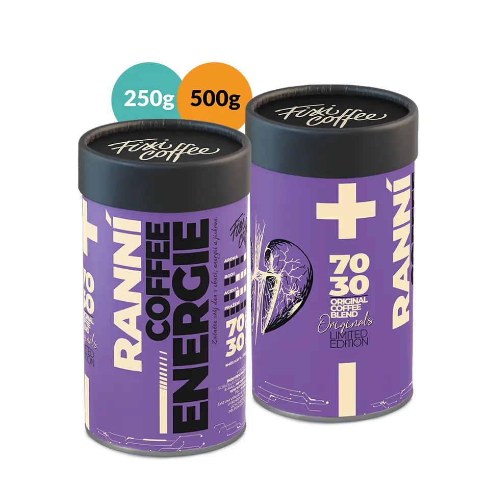 Fixi Coffee Energie – Ranní – dárkové balení kávy