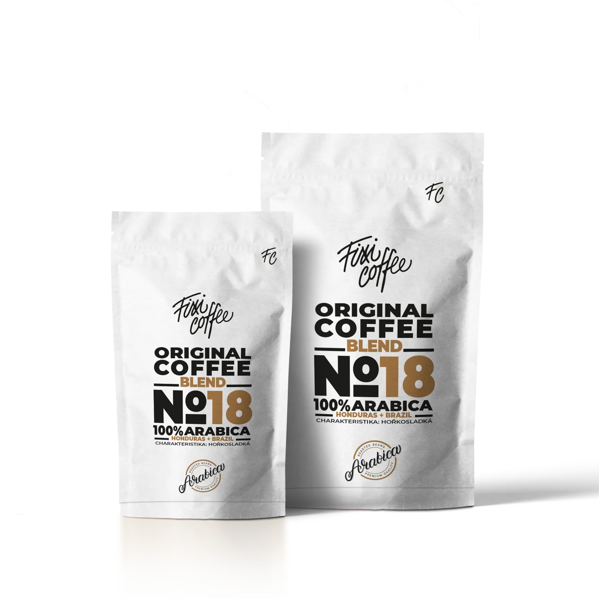 Fixi Coffee No. 18 směs výběrové kávy Honduras, Brazílie zrnková / sáček Doypack /