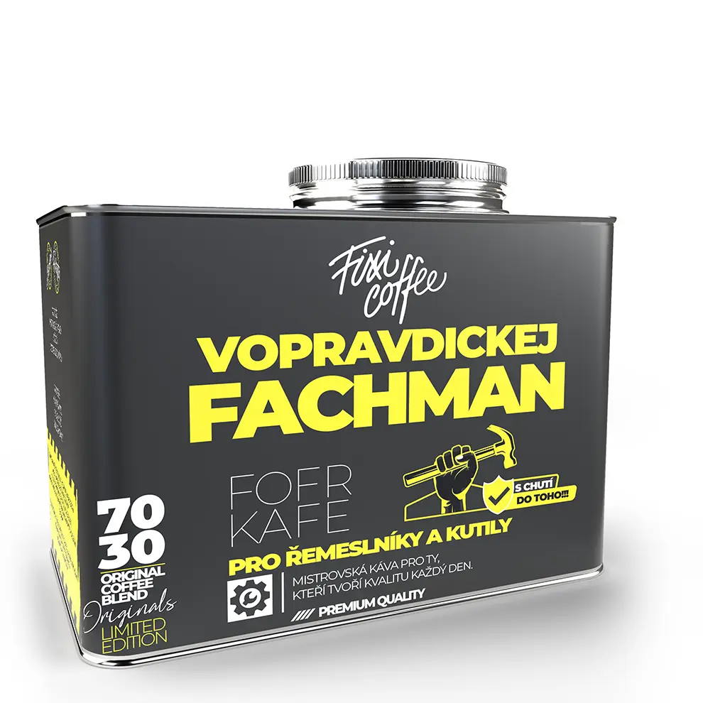 Fixi Coffee Fofr kafe – Vopravdickej fachman, směs výběrové kávy
