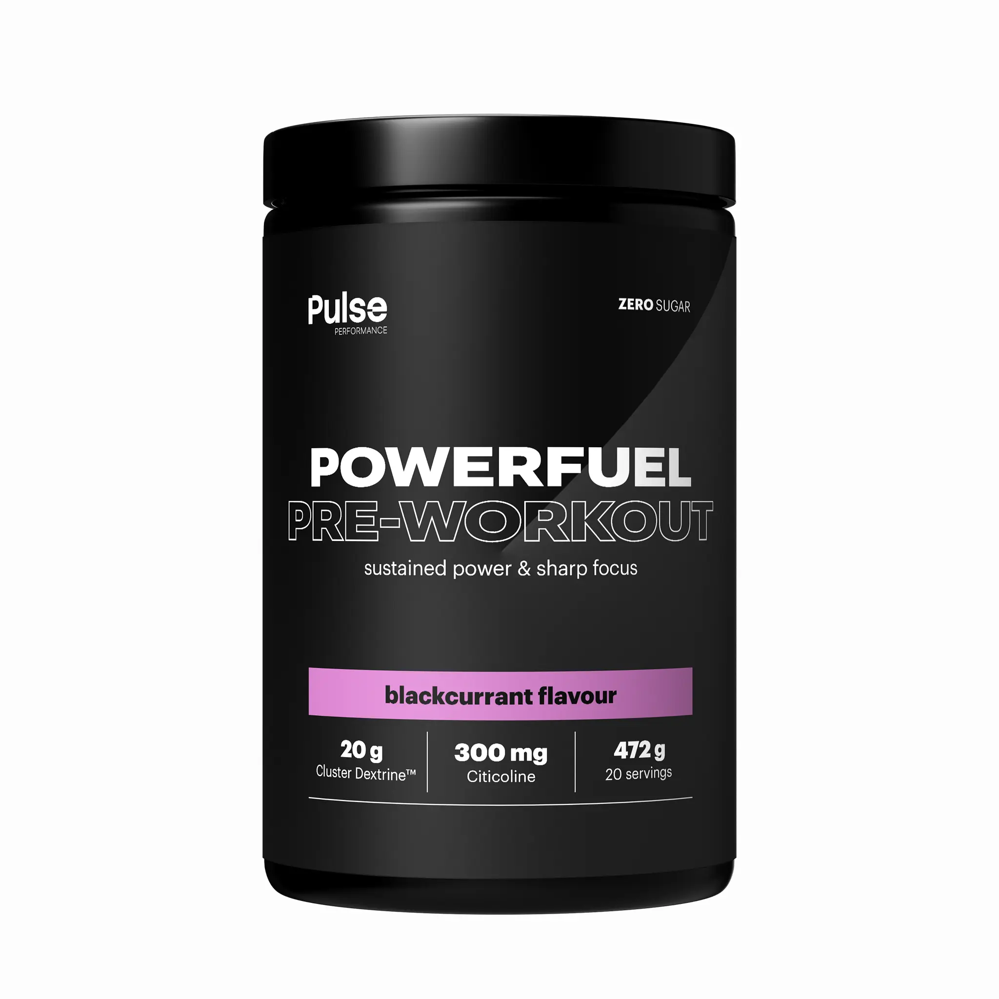 Pulse Performance Powerfuel Preworkout Blackcurrant