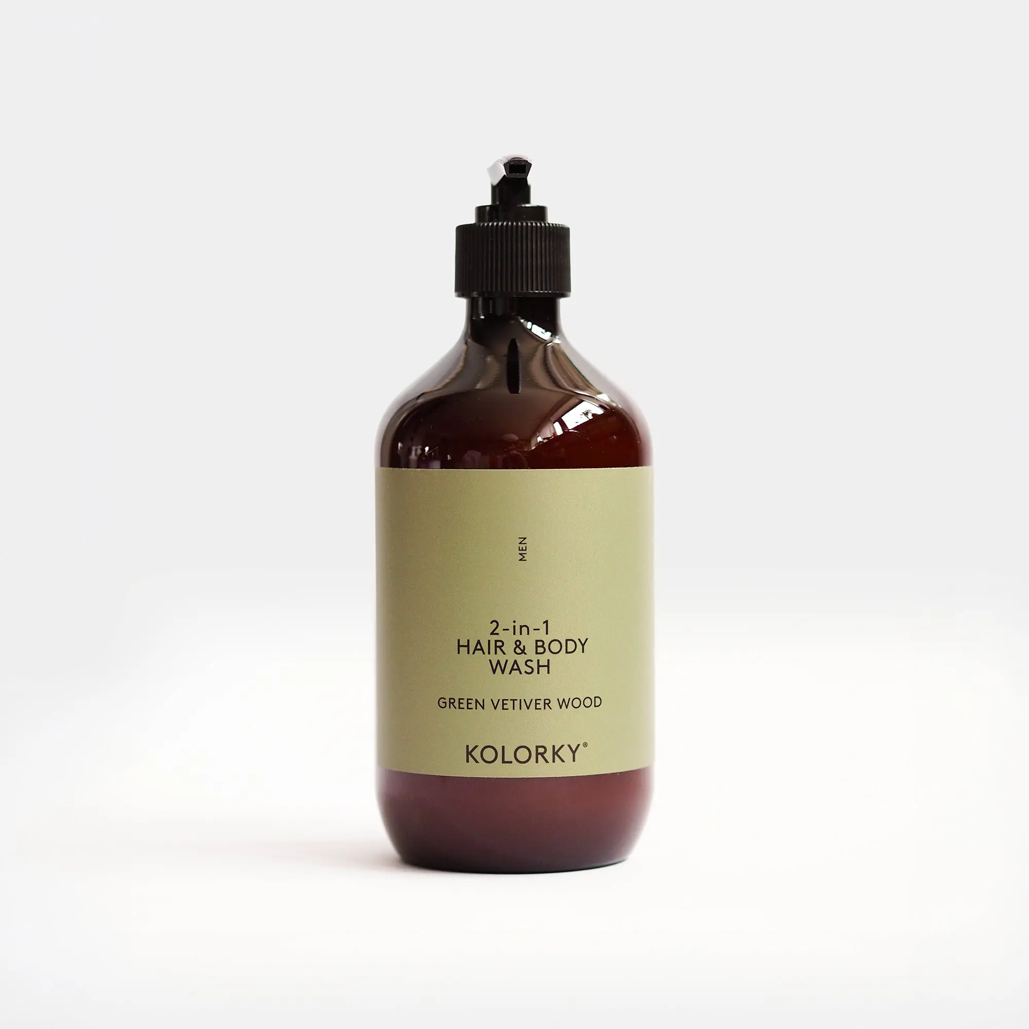 2-in-1 HAIR & BODY WASH, Green Vetiver Wood, 490 ml 490 ml
