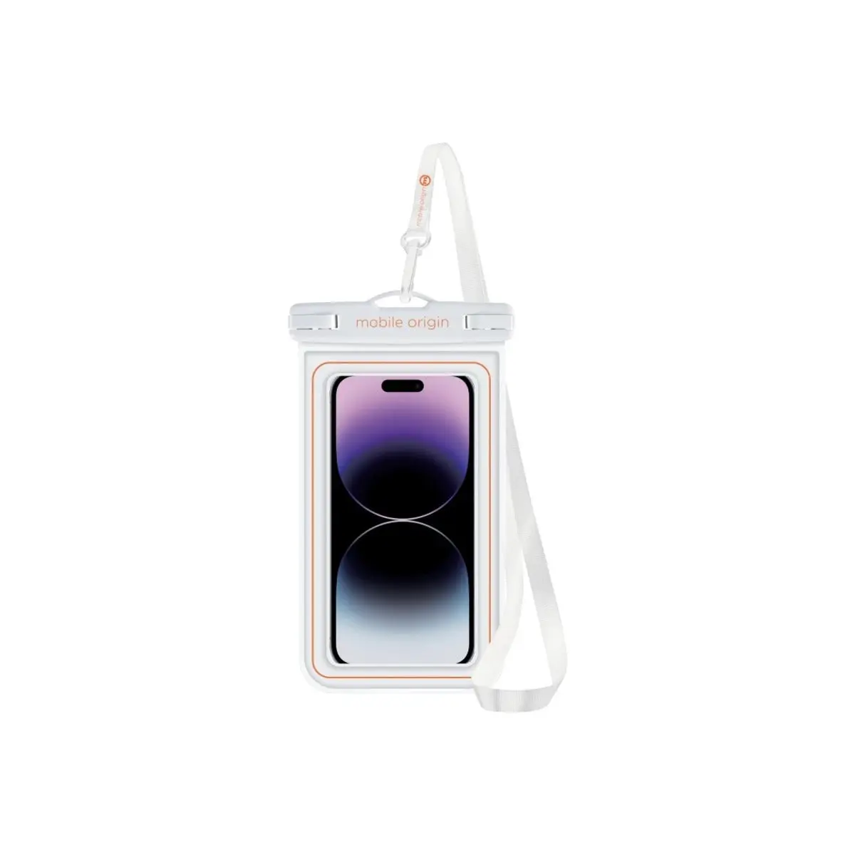 Vodotěsný plovoucí kryt Mobile Origin 6,8" - bílý / oranžový