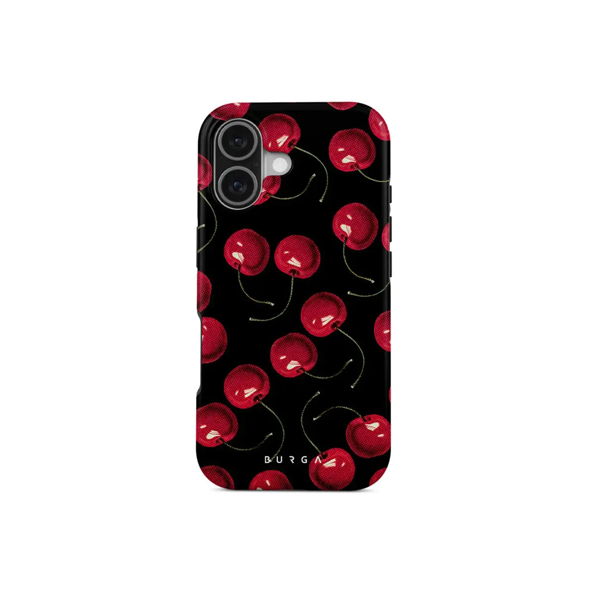 Kryt pro iPhone 17 Burga Cherrybomb Tough MagSafe Case - třešeň