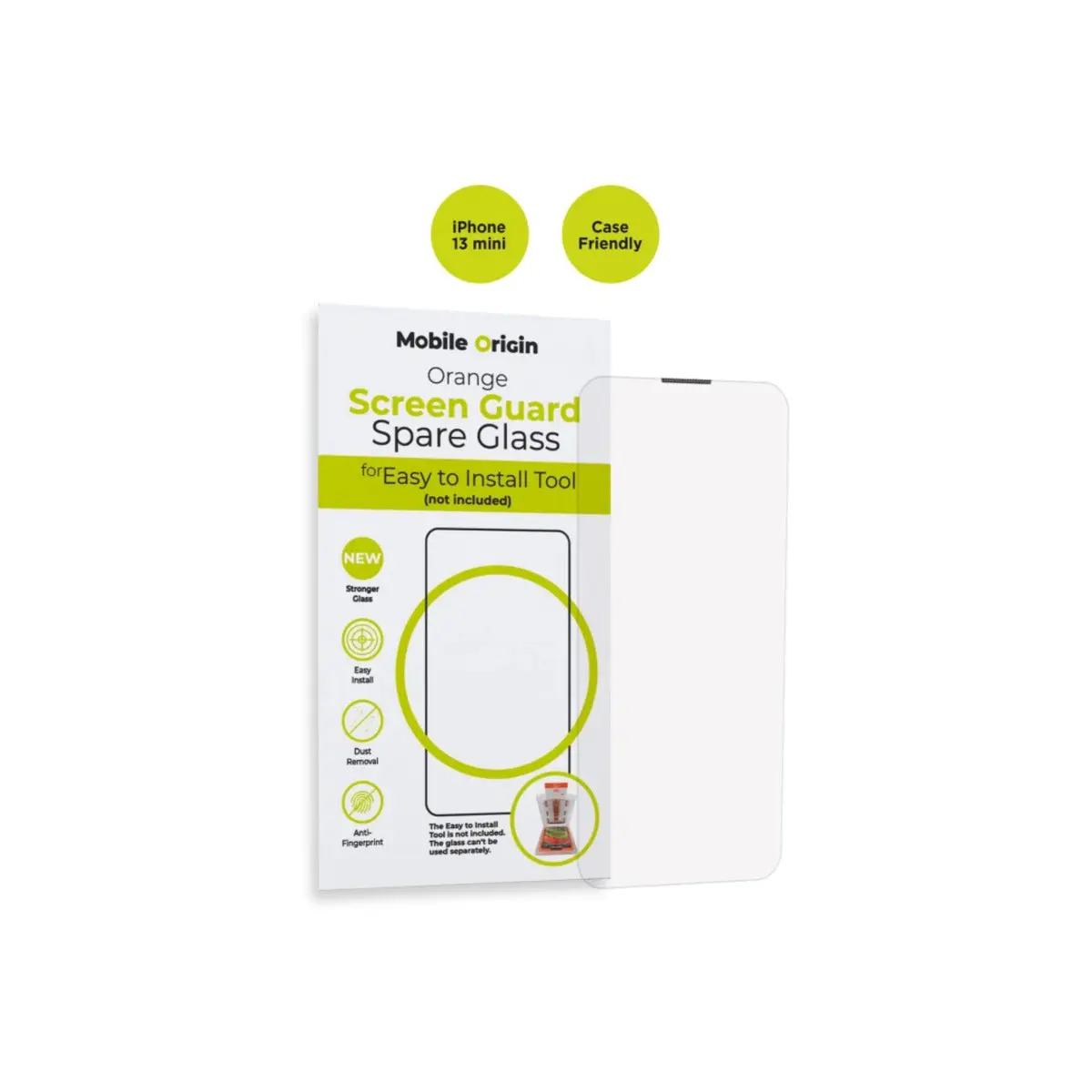 Ochranné sklo pro iPhone 13 mini Mobile Origin Screen Guard Spare Glass