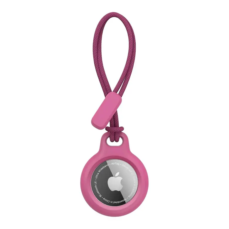 Pouzdro na AirTag Mobile Origin Airtag Loop Case Holder A1 - růžové