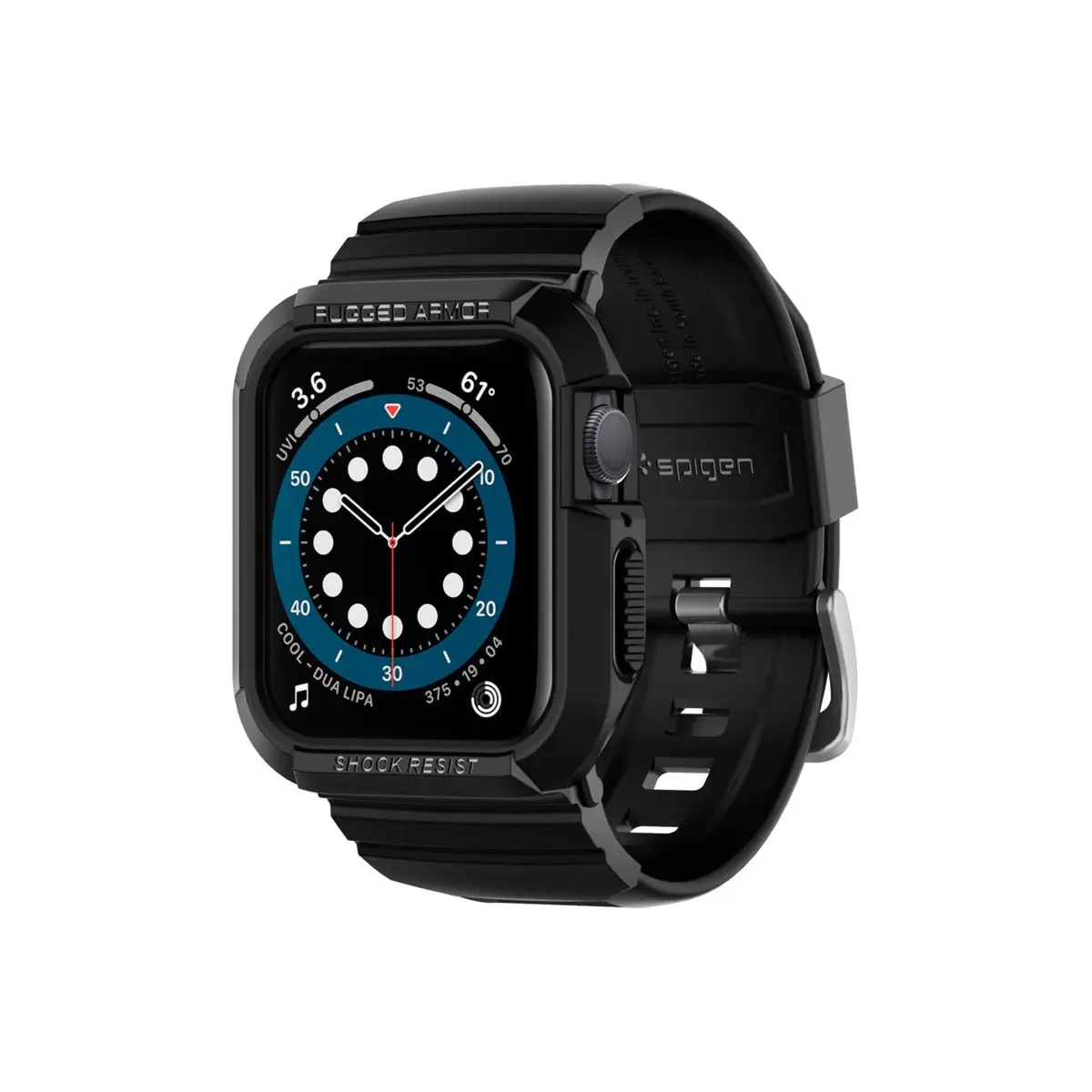 Spigen Rugged Armor Pro kryt Apple Watch 7 (41mm)/6/SE/5/4 (40mm) černý
