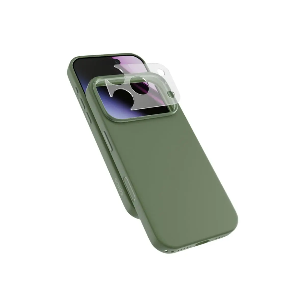 Epico Silicone Mag+ Case iPhone 17 Pro/18 Pro khaki