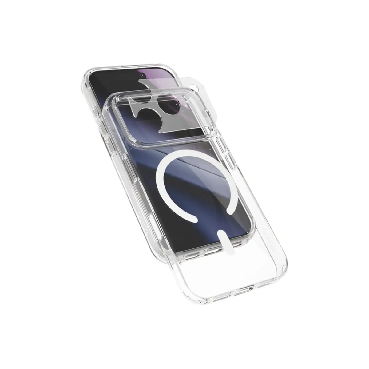 Kryt pro iPhone 17 Pro Max/18 Pro Max Epico Hero Mag+ Qi2 & MagSafe - transparentní