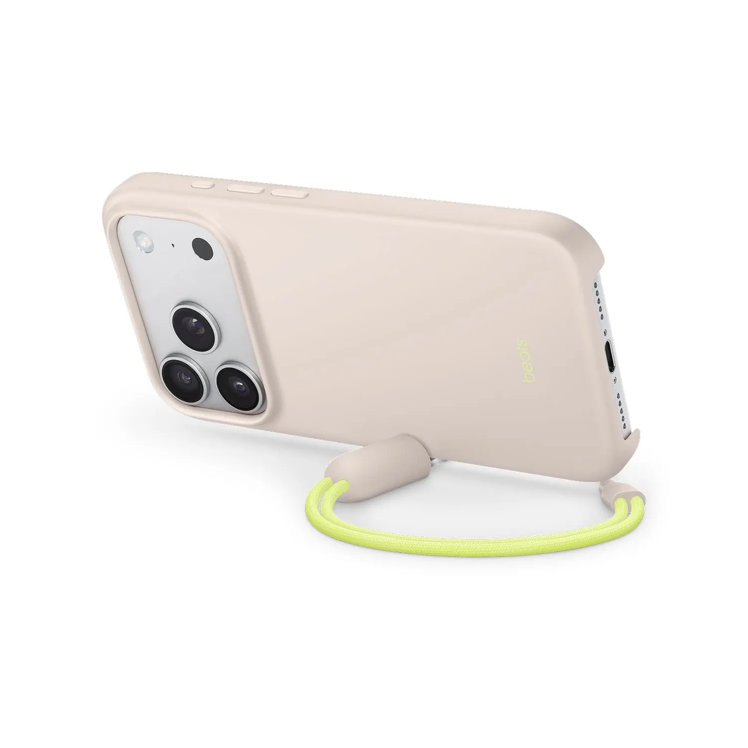 Apple Beats kryt se stojánkem na iPhone 17 Pro s MagSafe vápencově šedý