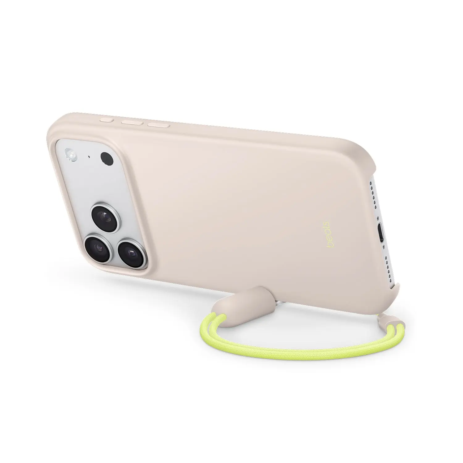 Apple Beats kryt se stojánkem na iPhone 17 Pro Max s MagSafe vápencově šedý