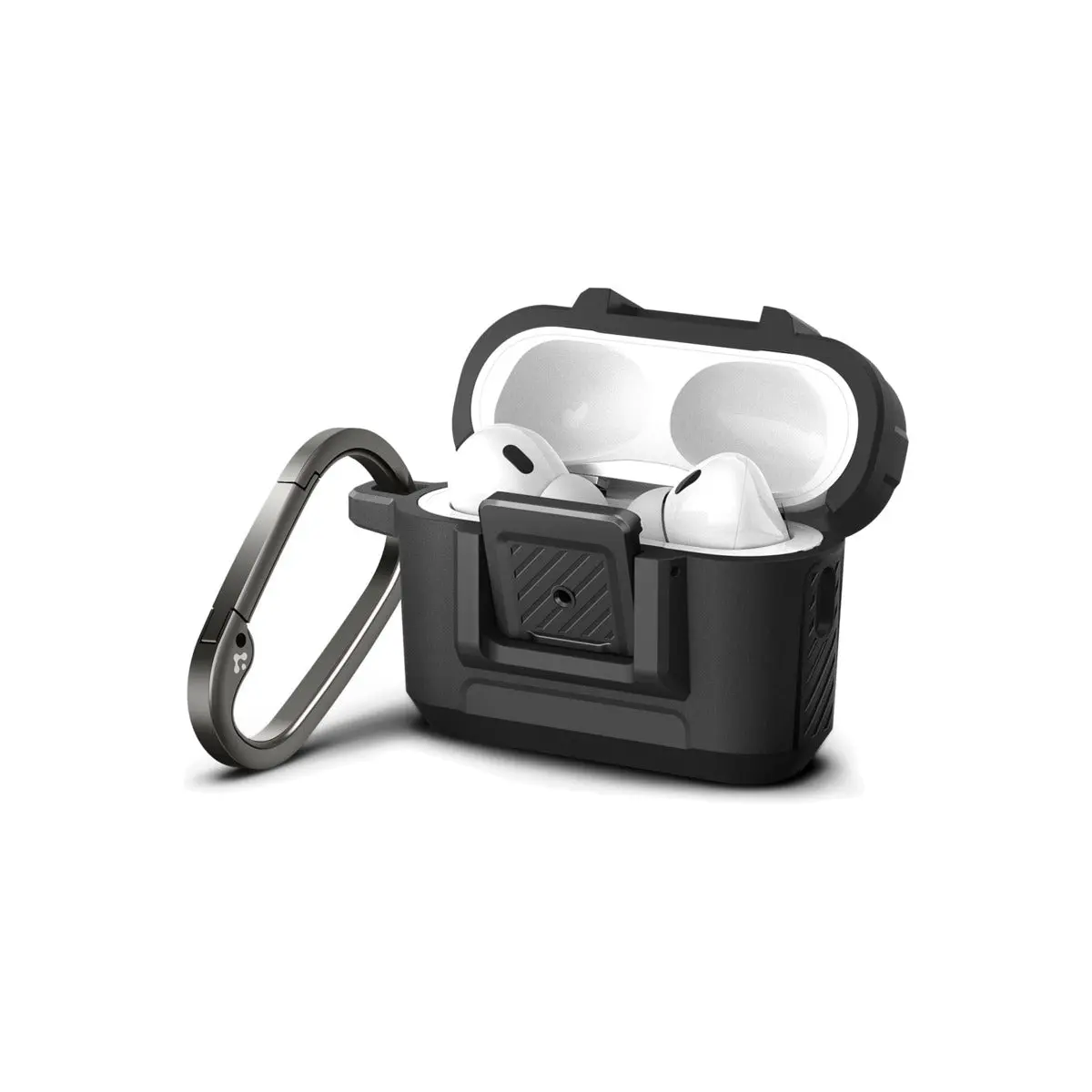 Apple Spigen Lock Fit odolné pouzdro Apple AirPods Pro 2 Gen. matně černé