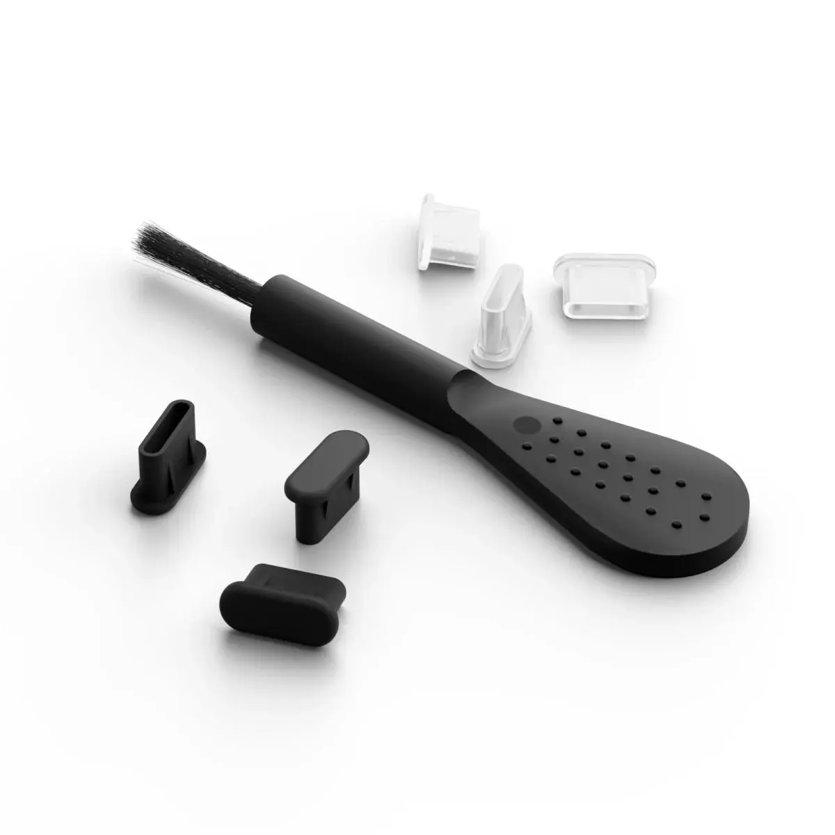 Ochranná zástrčka USB-C s čisticím kartáčkem Mobile Origin CL1