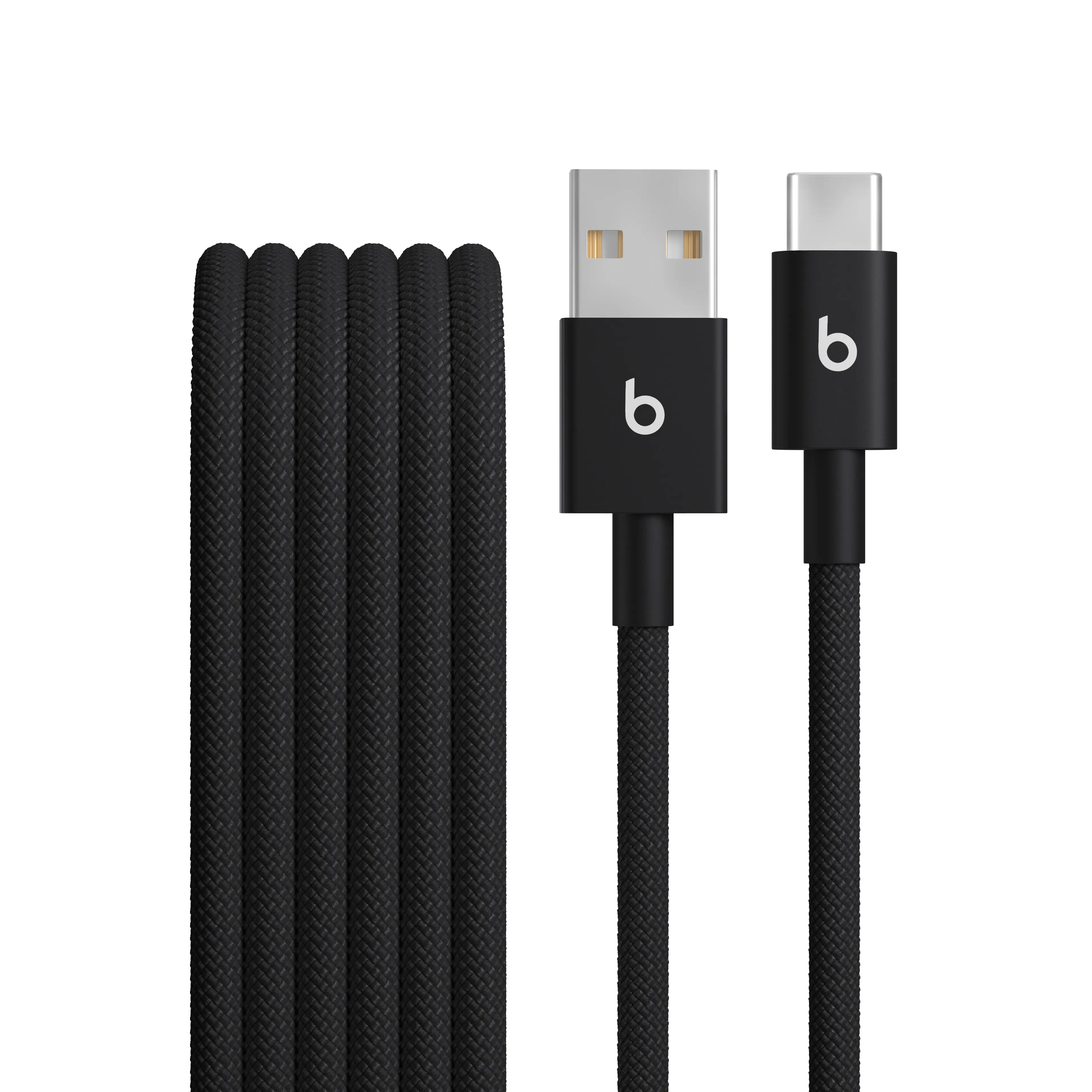 Beats USB-A / USB-C Woven Cable (1.5m)-Black (2ks)