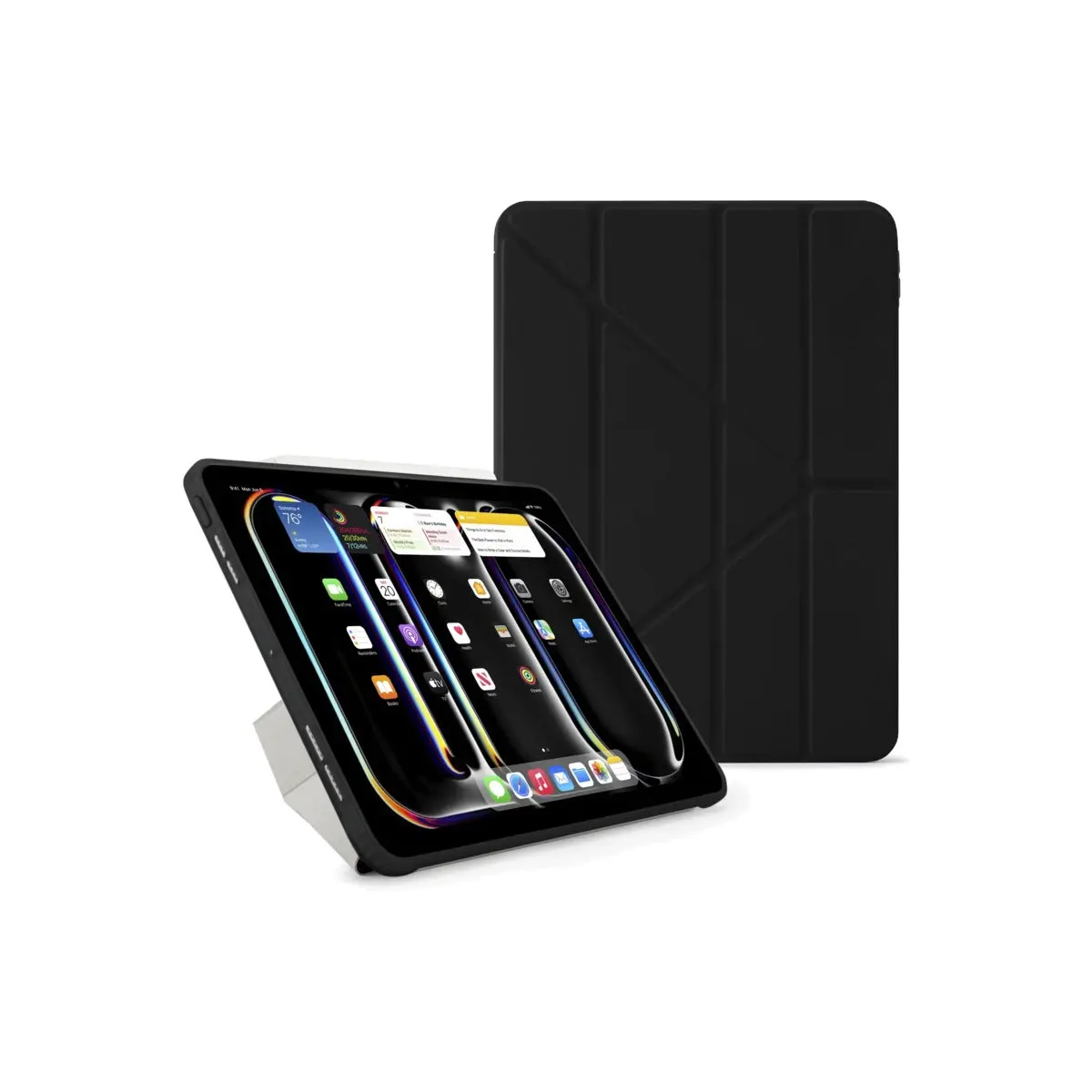 Kryt na iPad Pro 11" (24/25) Pipetto Origami No1 Original Case - černý