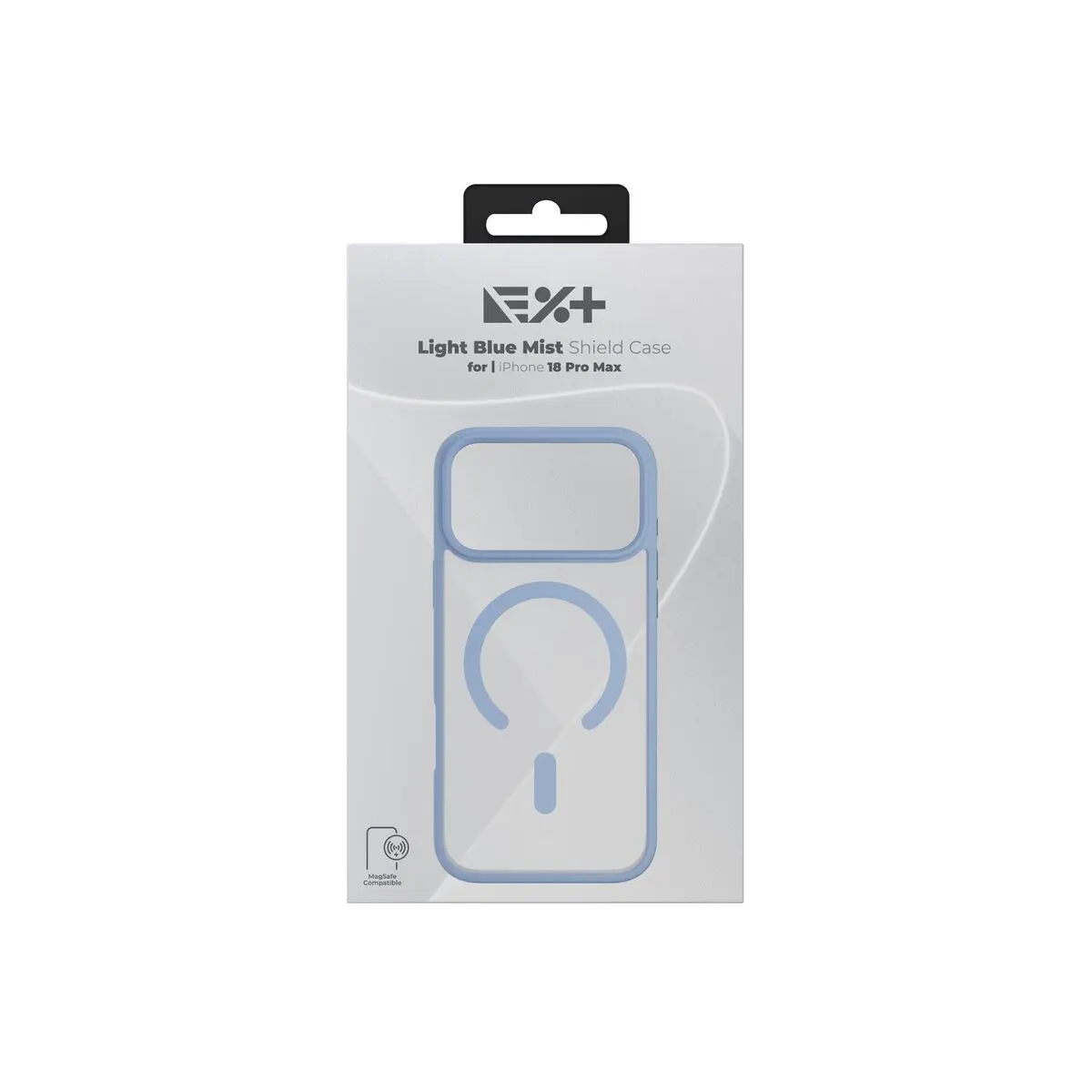 Kryt pro iPhone 18 Pro Max NOA Mist Shield s MagSafe - světle modrý