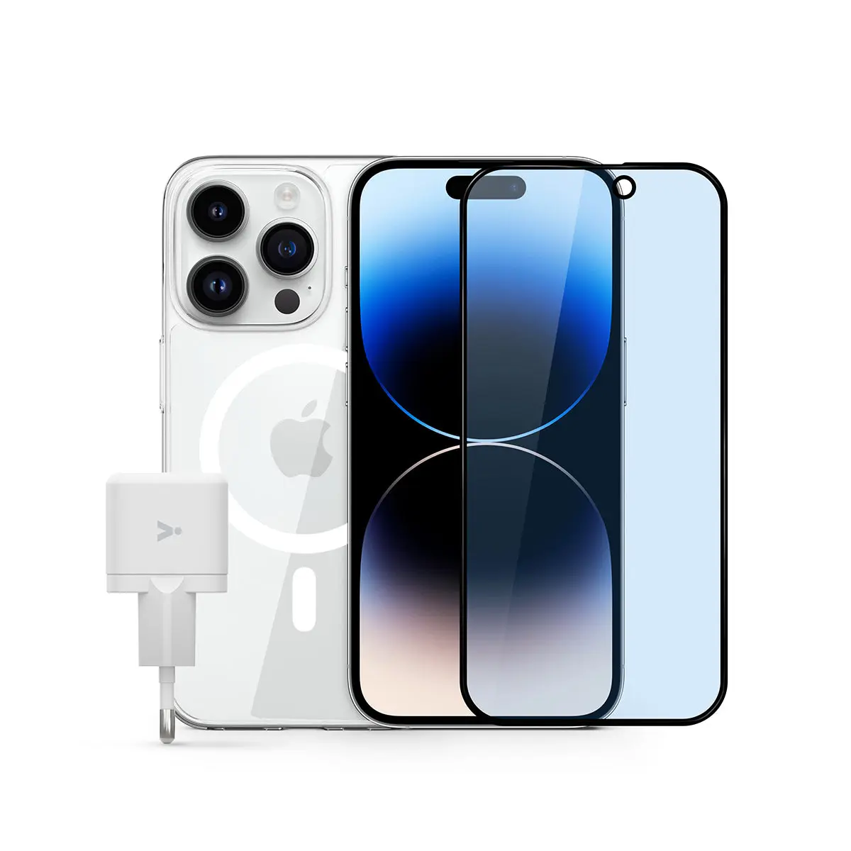 Základní balíček k iPhone 16 Plus iSTYLE COMFORT (sklo na displej, ochranný kryt, 20W adaptér)