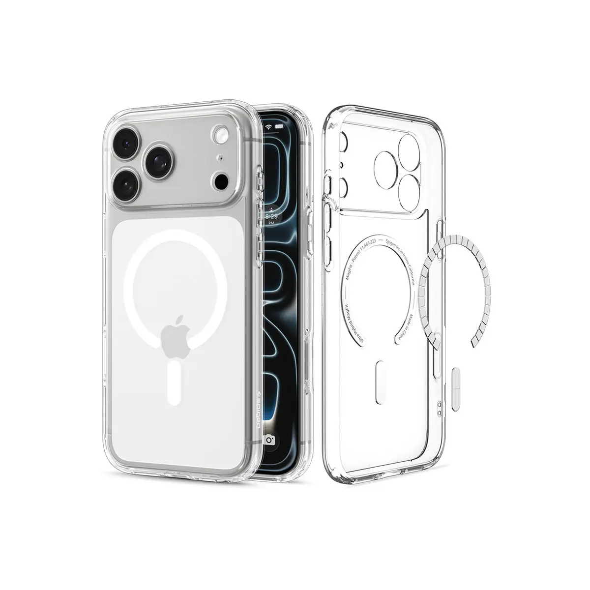 Spigen Ultra Hybrid Mag s MagSafe, iPhone 17 Pro Max / 18 Pro Max, bílý
