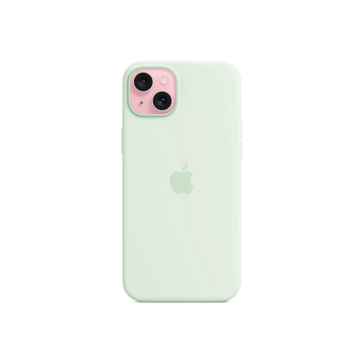 Apple iPhone 15 Plus Silicone Case with MagSafe - Soft Mint