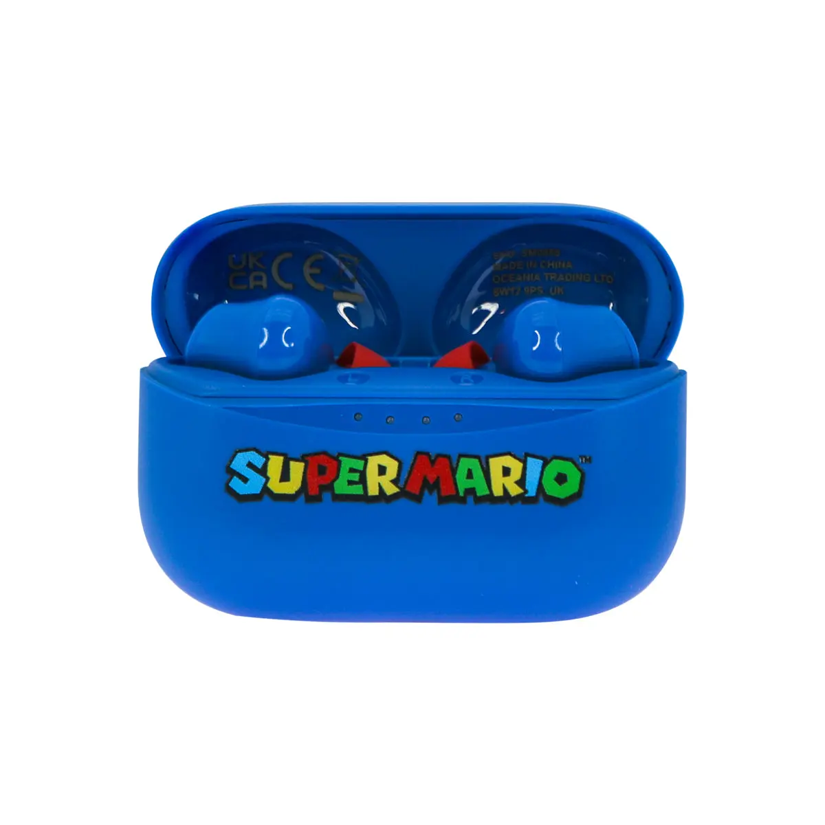 OTL dětská bezdrátová sluchátka s motivem Super Mario modrá