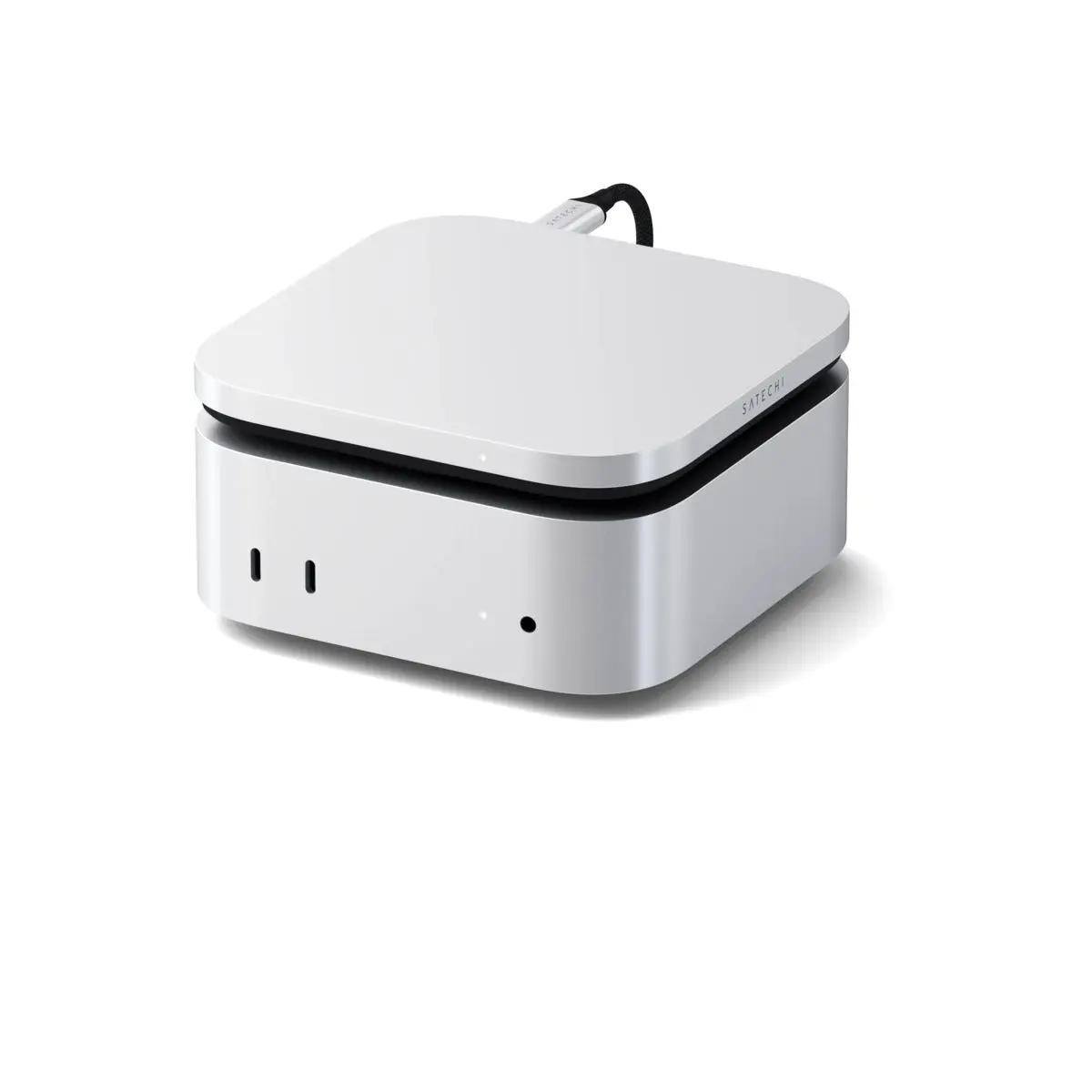 Pouzdro Satechi USB4 Slim pro NVMe SSD - šedé