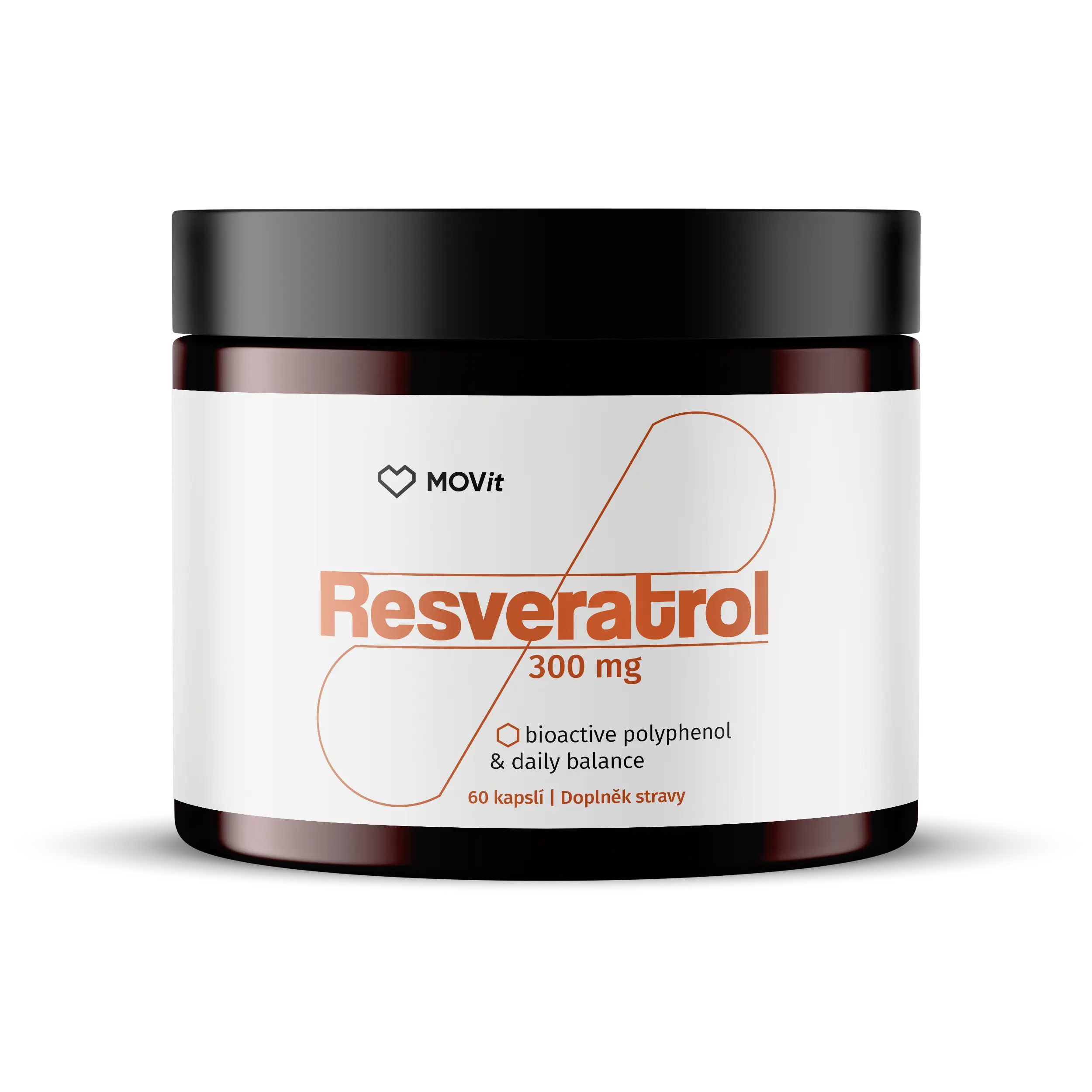 MOVIT ENERGY LONGEVITY - Resveratrol 300 mg 60 kapslí