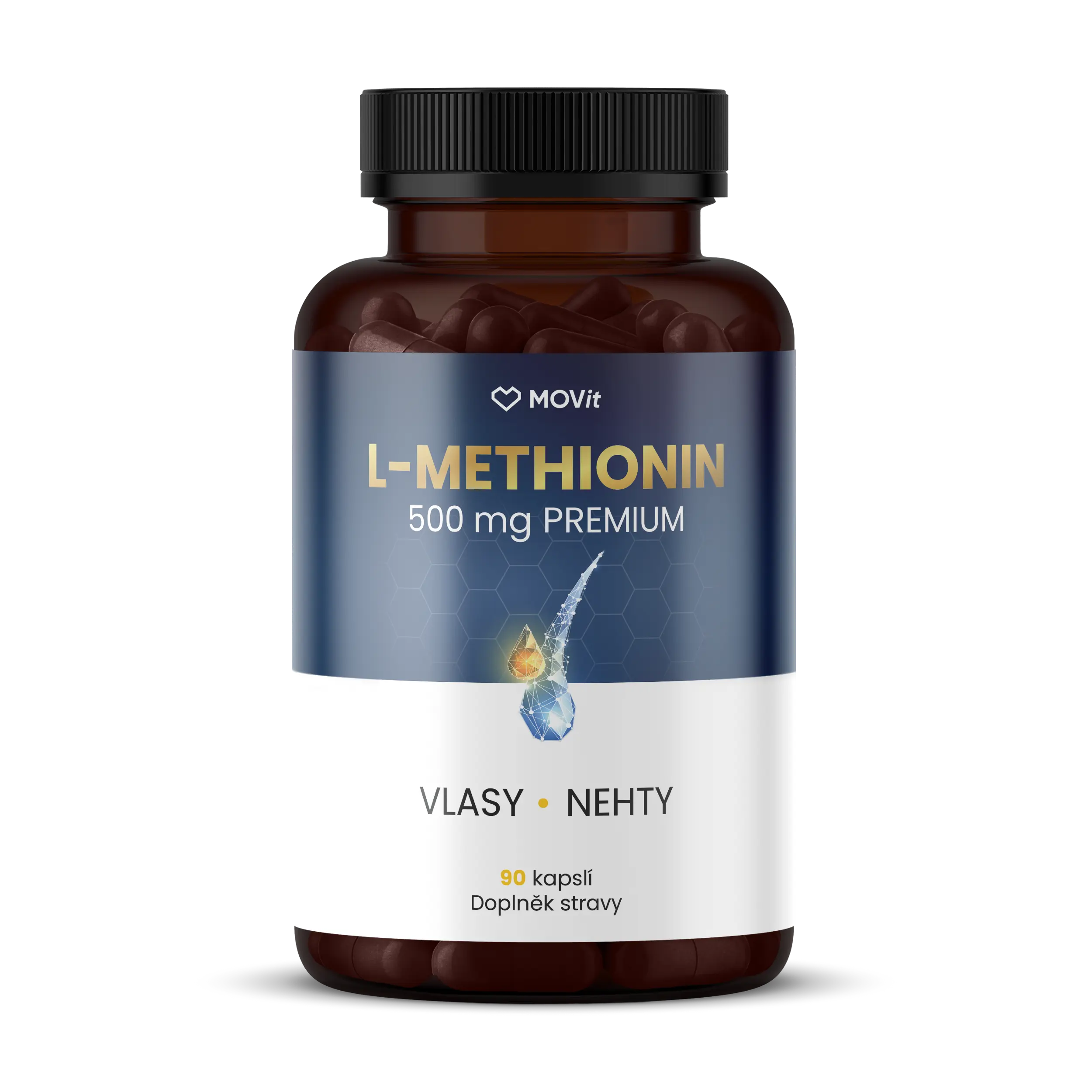 MOVit Methionin 500 mg 90 kapslí