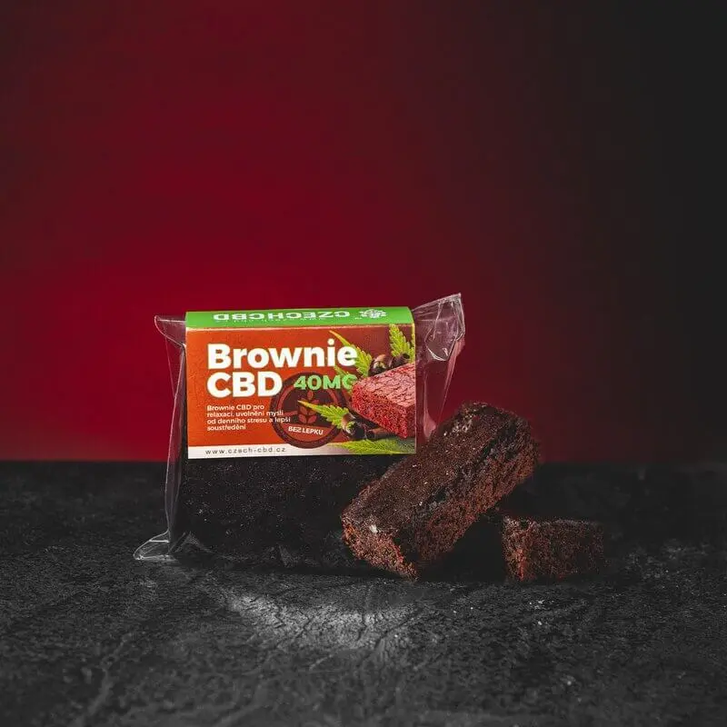 CBD Brownie 40mg Bezlepkové