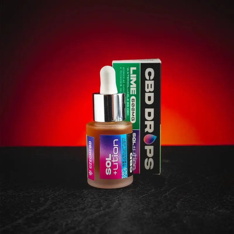 CBD kapky SOL+ution Lime 600mg