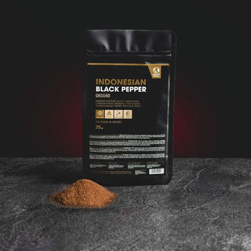 Indonéský Pepř Černý Premium mletý