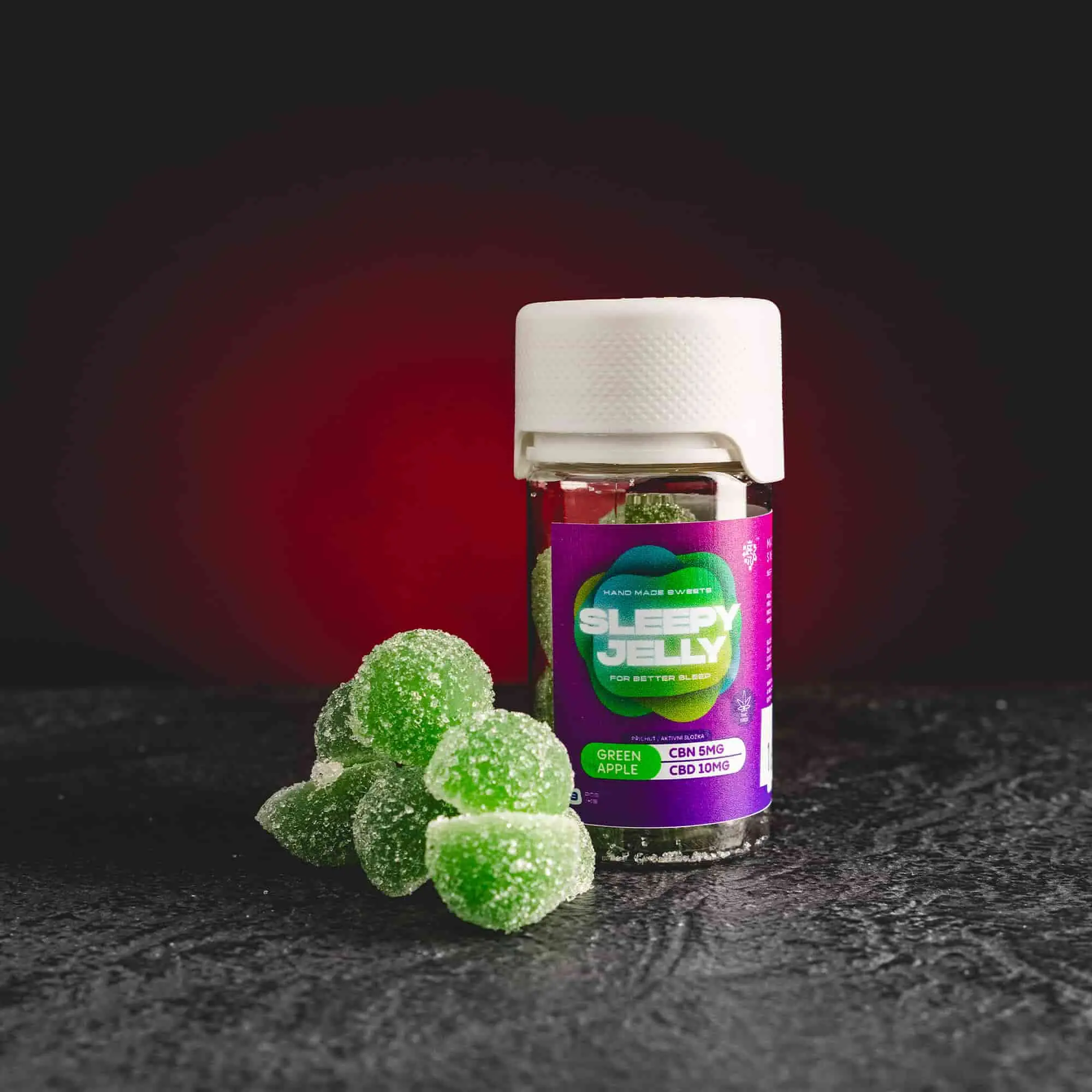 Sleepy Jelly CBN/CBD Jablko / 8ks
