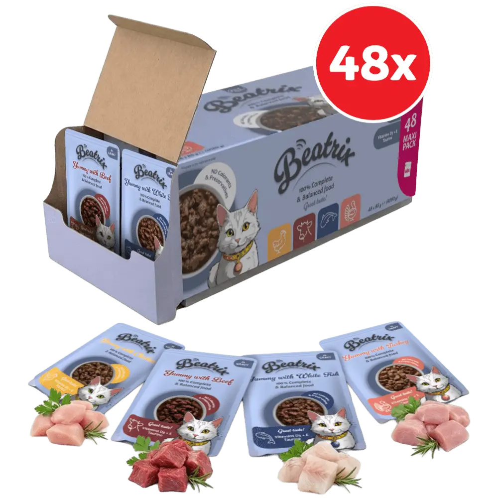 Kapsičky Beatrix Adult Cat box 48x85g