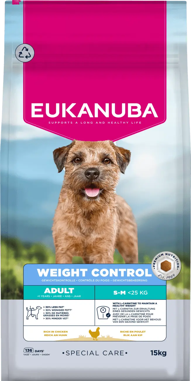 Krmivo EUKANUBA Special Care Adult Small a Medium Weight Control 15kg