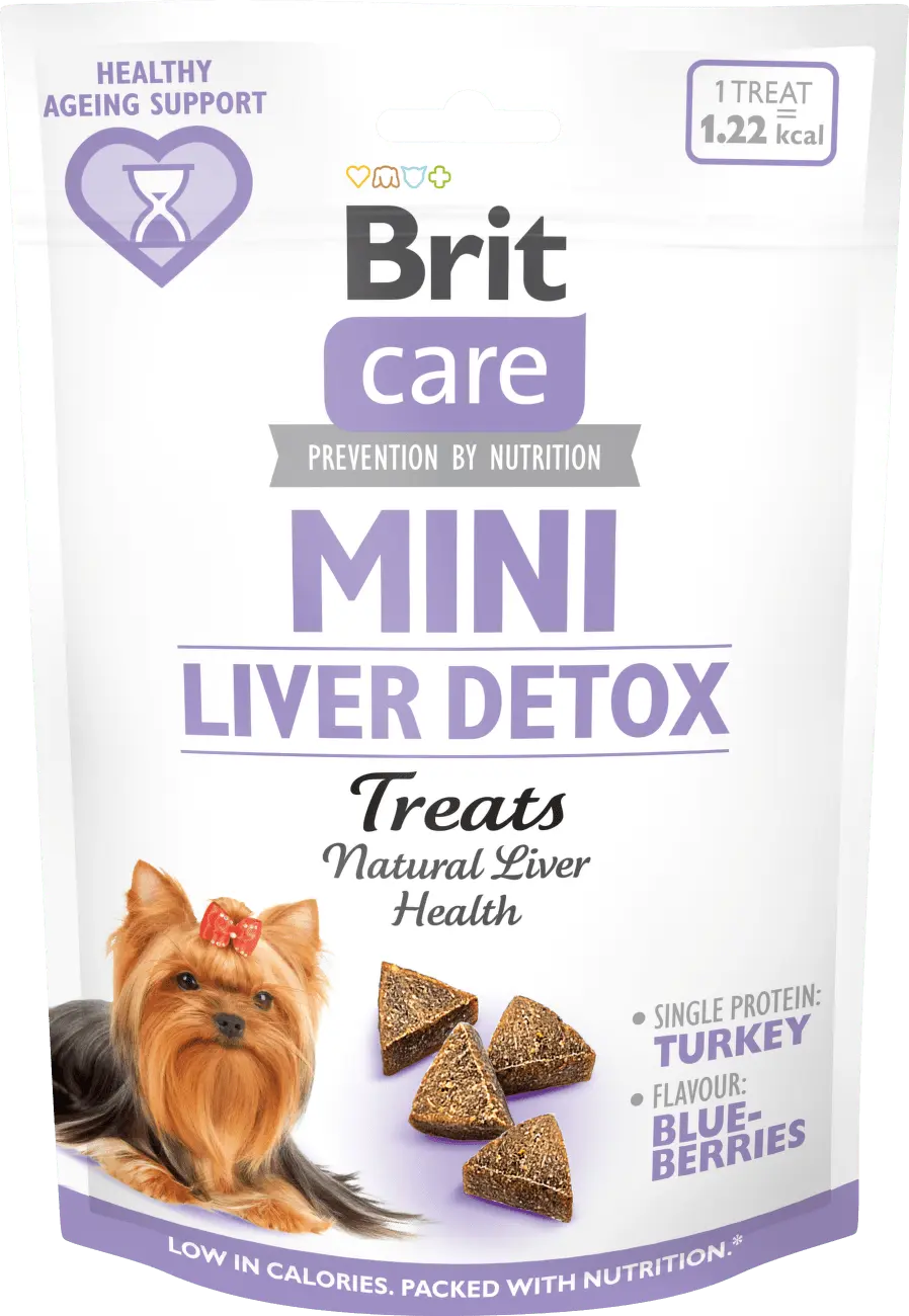 Brit Care Dog Mini treats LIVER DETOX 50 g