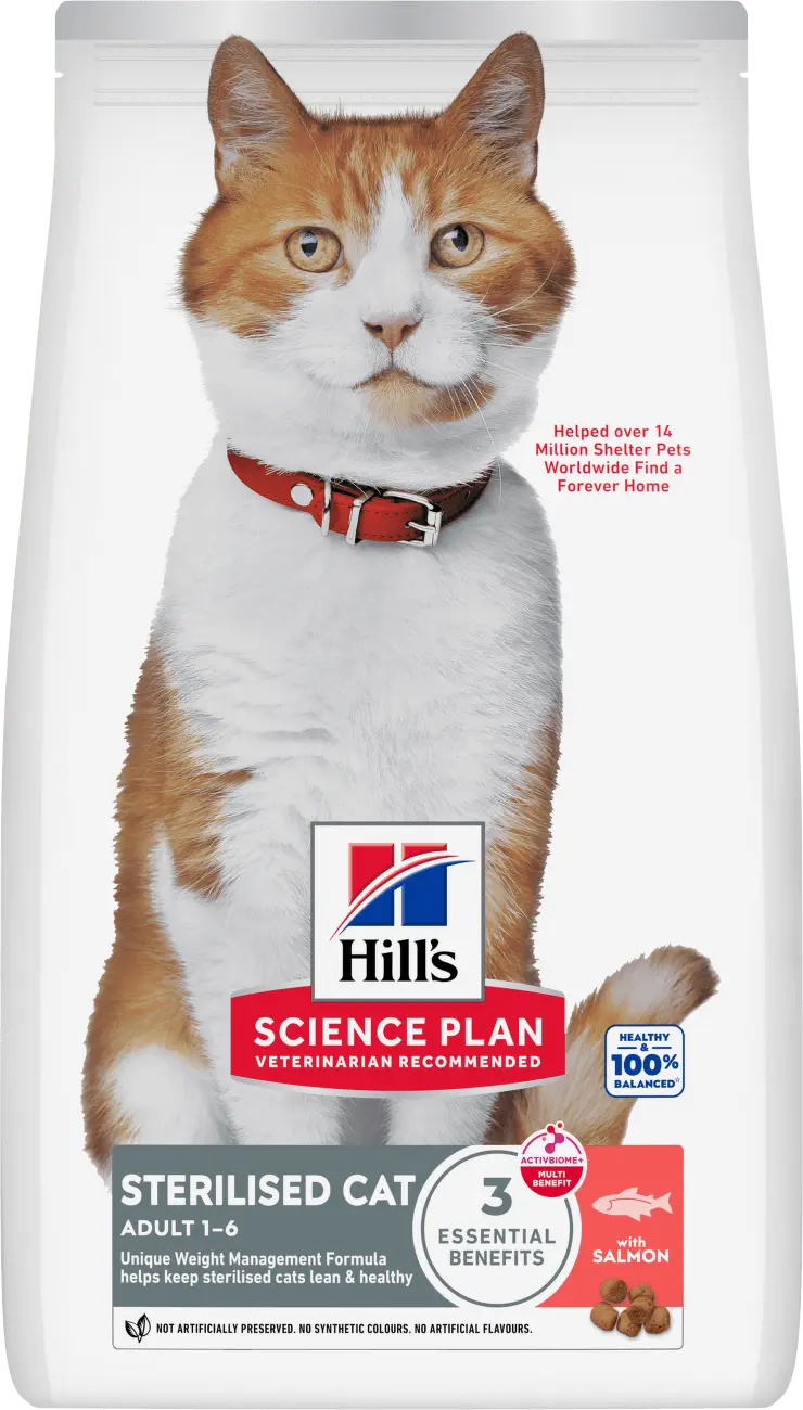 Hill's Fel. SP Adult Sterilised Cat Salmon 15kg + Doprava zdarma