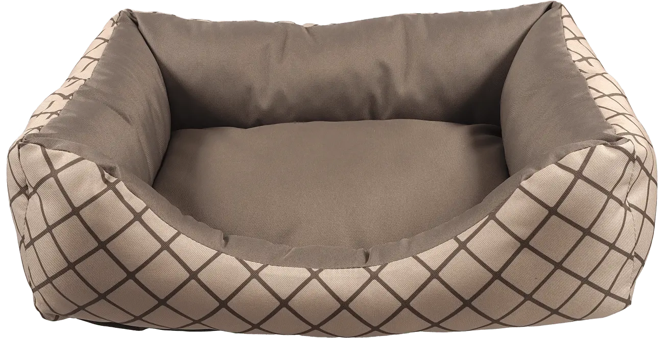 Sofa Dog Fantasy béžová se vzorem 100x75x26cm