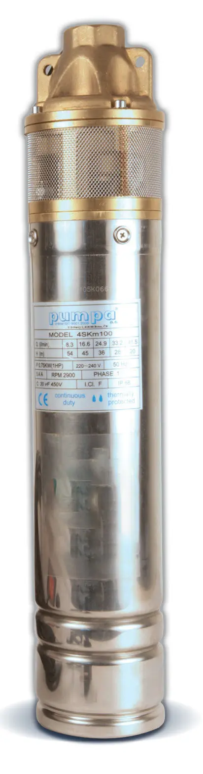 Čerpadlo ponorné Blue Line 4SKM 100 kabel 15 m 230 V, spínací skříň