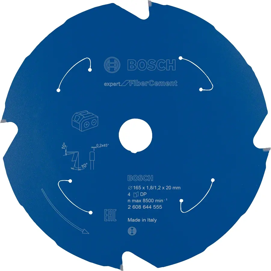 Pilový kotouč Bosch Expert for Fiber Cement 165x20 mm/4z.