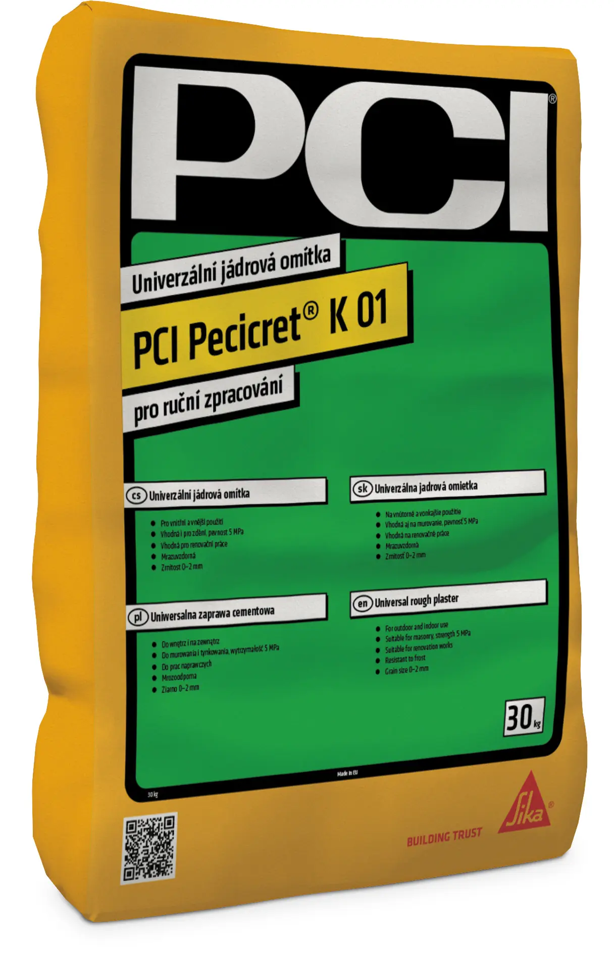 Omítka jádrová univerzální PCI Pecicret K 01 30 kg