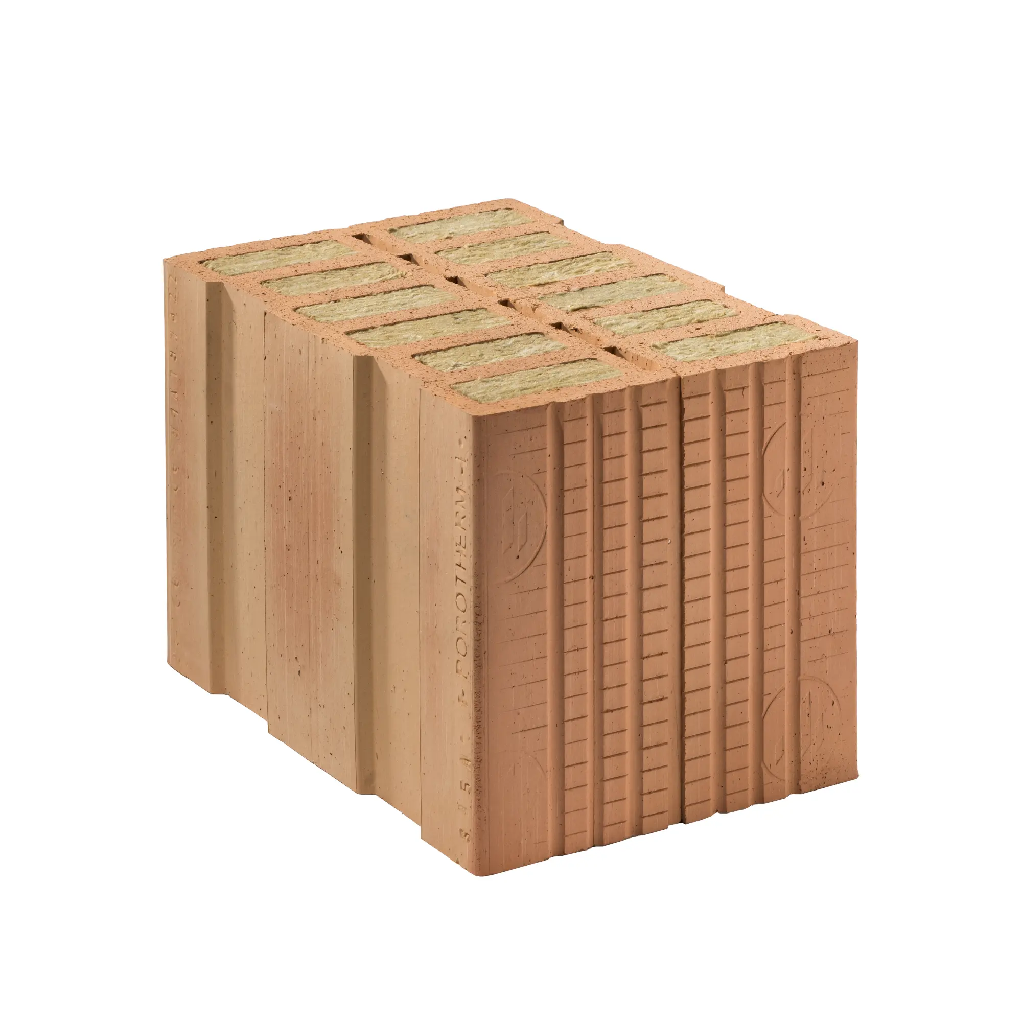 Cihla broušená poloviční Porotherm 38 TB Profi DF 1/2 P10 380×123×249 mm