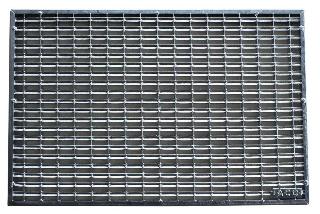 Rošt mřížkový pozinkovaný ACO Self Vario 2.0 V-profil prutu 500×750 mm