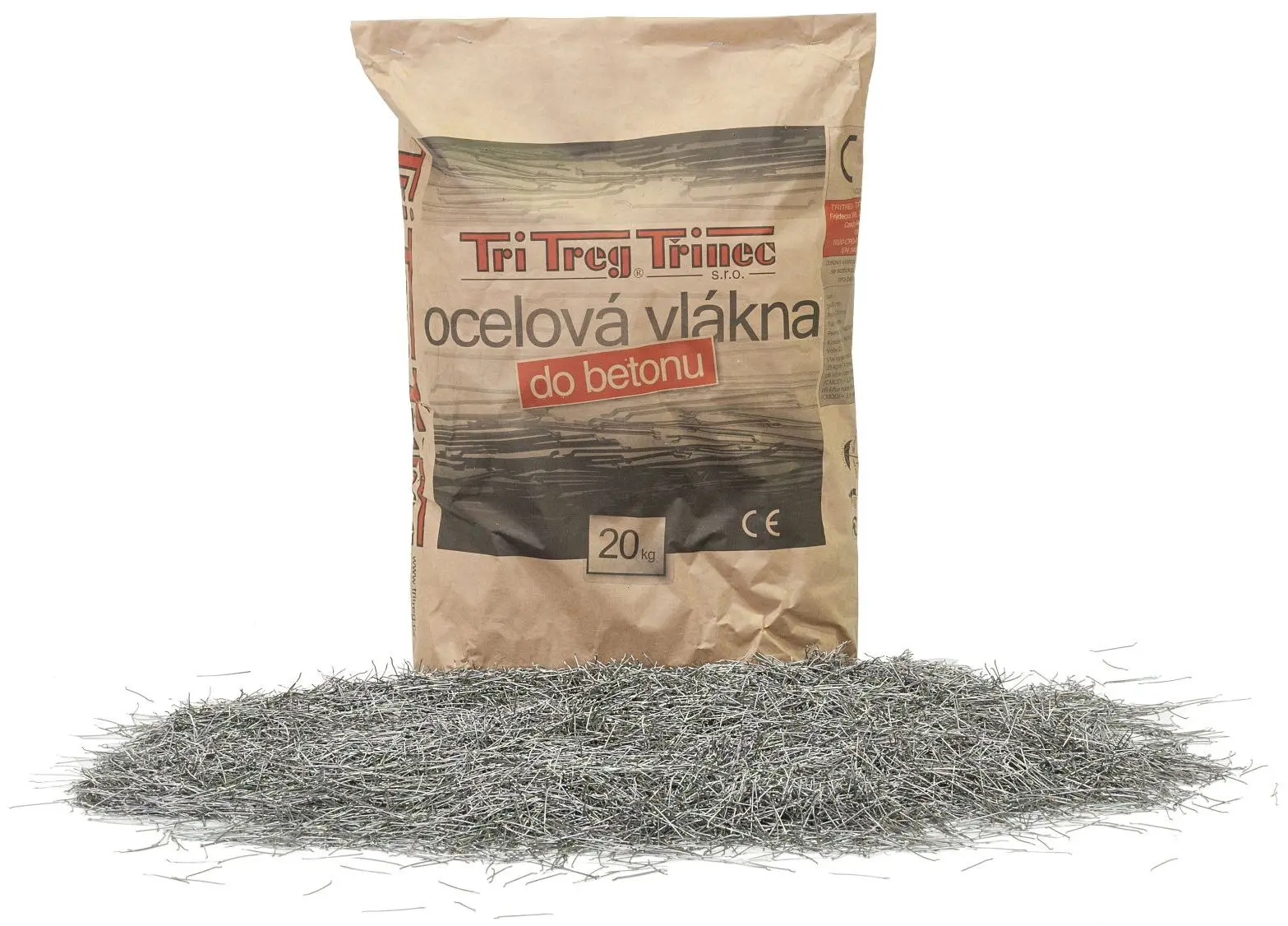 Vlákna ocelová do betonu TriTreg 20 kg