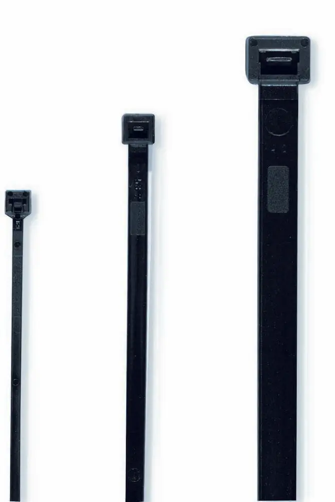 Páska stahovací Cimco UV 280×4,5 mm černá 100 ks