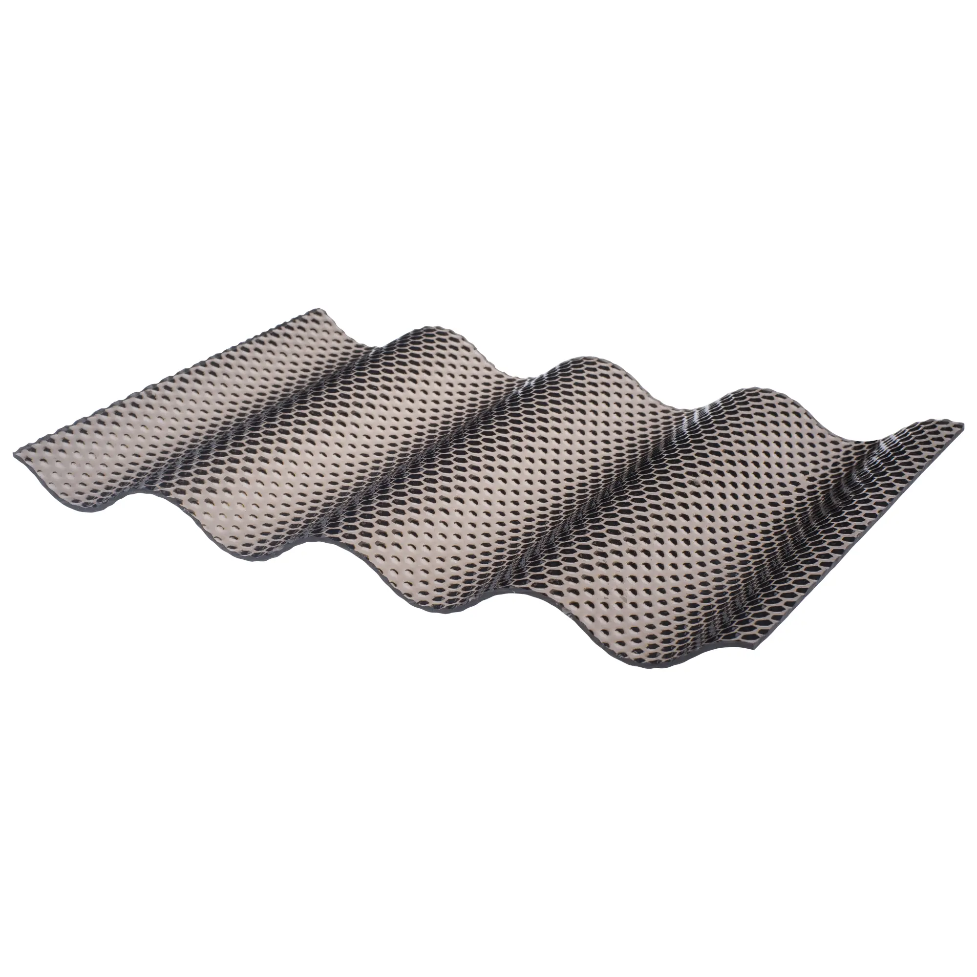 Deska polykarbonátová vlnitá TOPLIGHT W 76/18 macroprisma 2UV bronz 2,6×1 045×4 000 mm