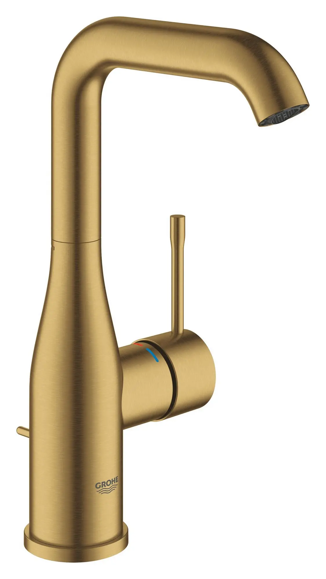 Baterie umyvadlová stojánková Grohe Essence velikost L kartáčovaný Cool Sunrise 32628GN1