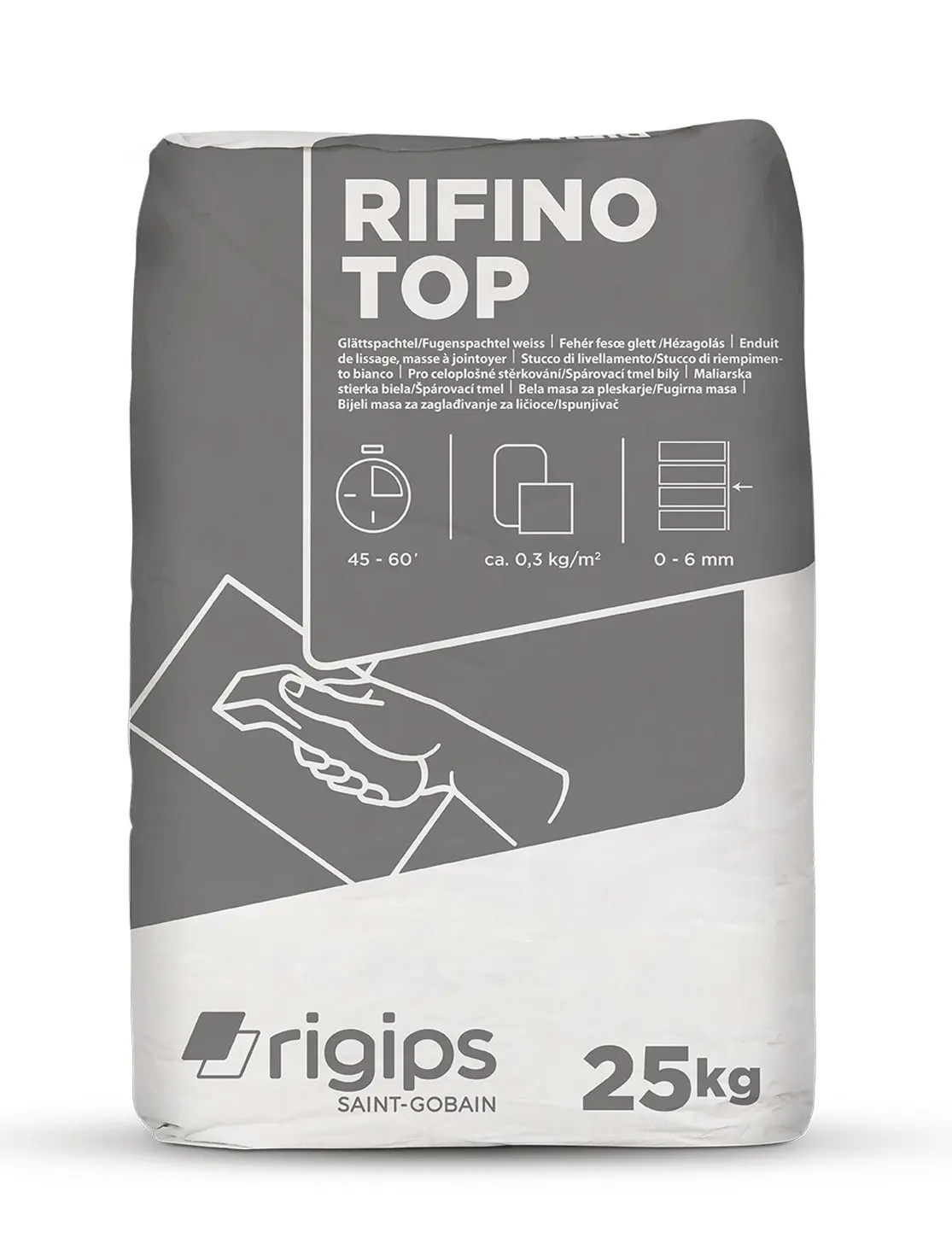 Tmel spárovací Rigips Rifino Top 25 kg