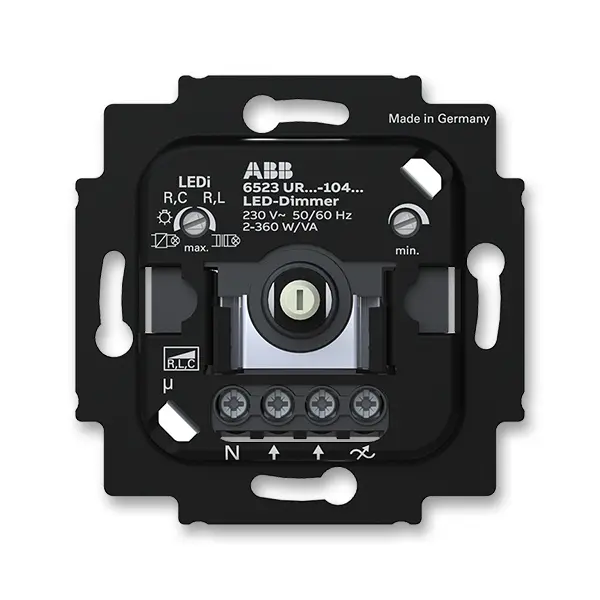 ABB stmívač otočný univerzální i LED 6523 UR-104-500 2CKA006512A0354