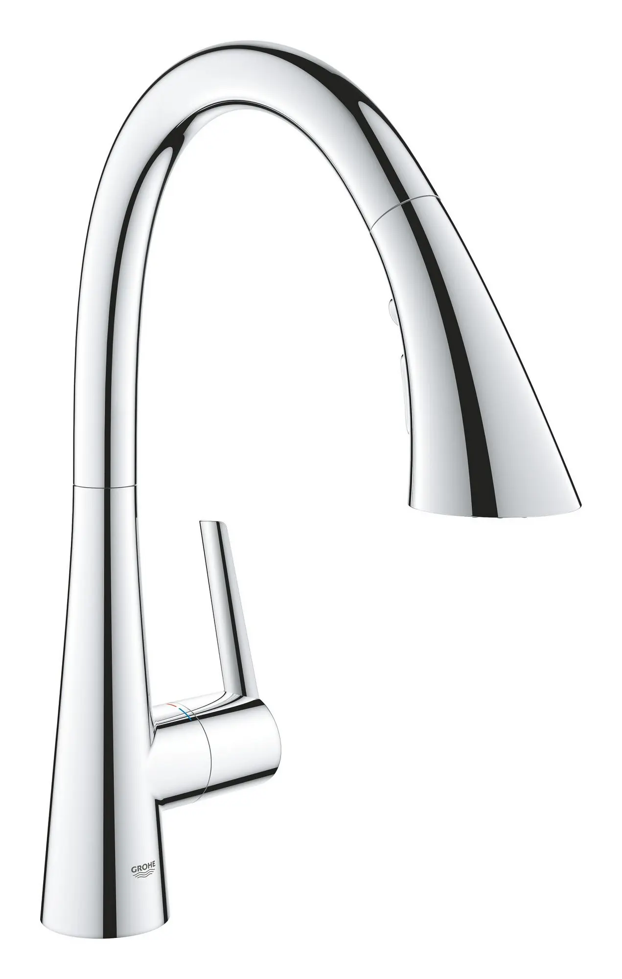 Grohe Zedra - Dřezová baterie s výsuvnou sprškou,