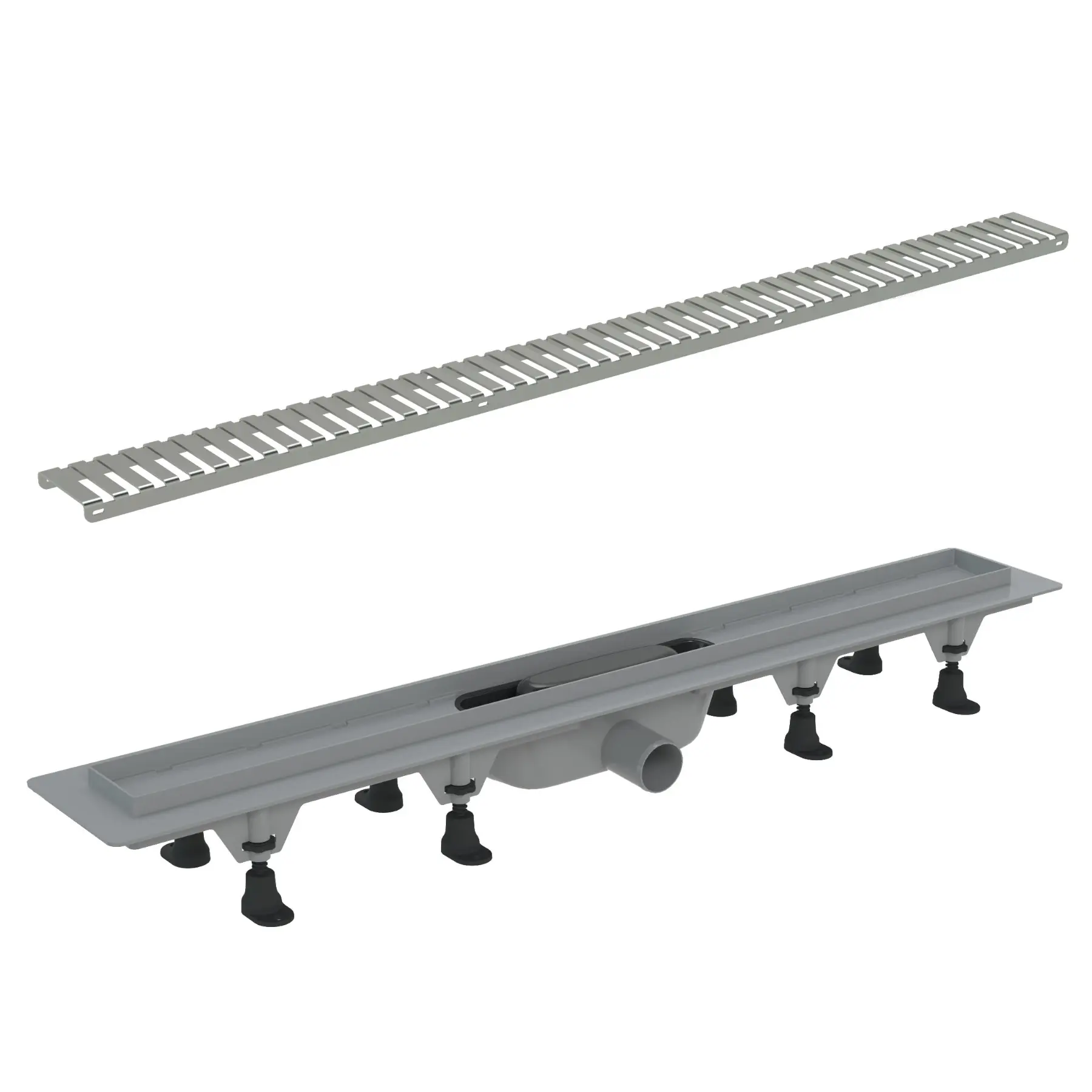 Žlab sprchový plastový WECCO Linie 950 mm včetně roštu