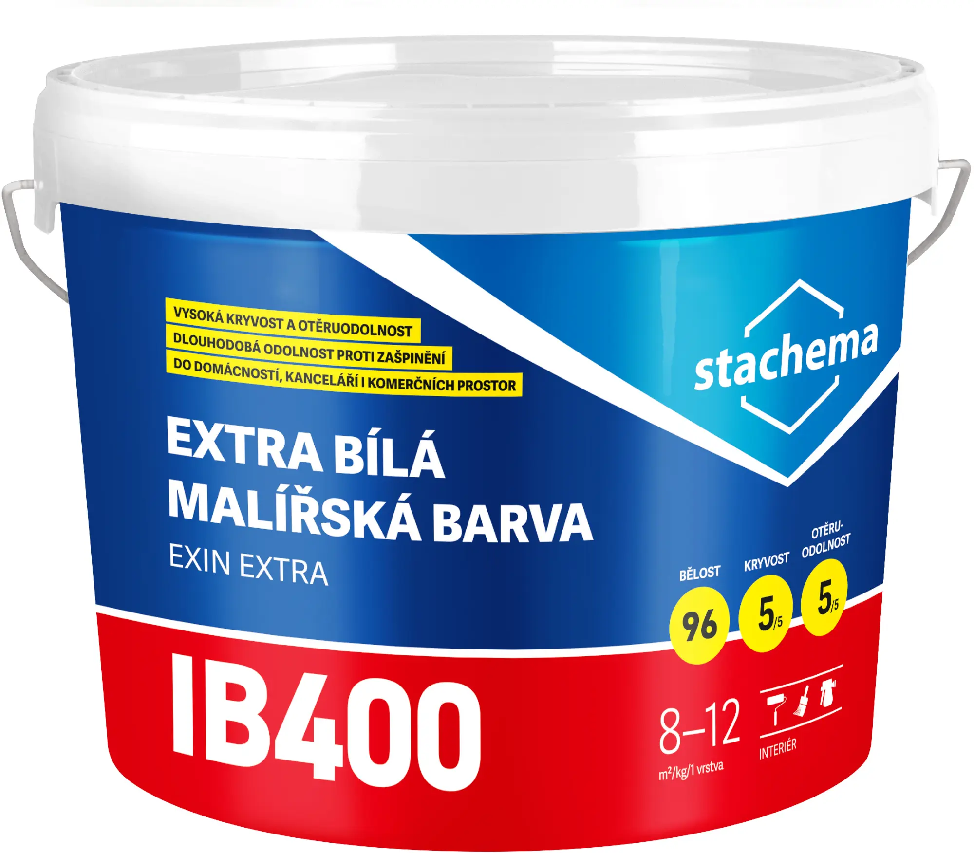 Malba interiérová Stachema IB400 bílá 15+3 kg